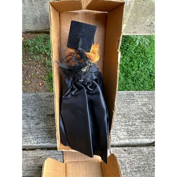 Vintage Blue Bonnet Graduate Doll Margarine Graduation Doll 8” With box - Picture 4 of 7